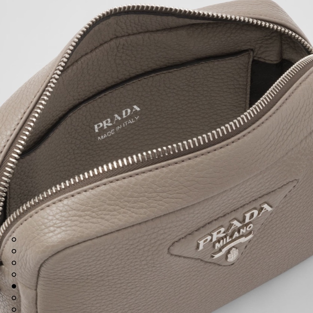 New Prada Taupe Crossbody Bag